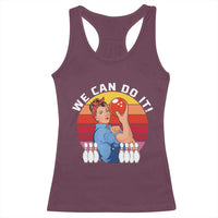 Feminist Bowling Racerback Tank Top We Can Do It - Wonder Print Shop