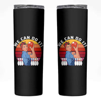 Feminist Bowling Skinny Tumbler We Can Do It - Wonder Print Shop