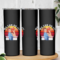 Feminist Bowling Skinny Tumbler We Can Do It - Wonder Print Shop
