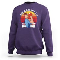 Feminist Bowling Sweatshirt We Can Do It - Wonder Print Shop