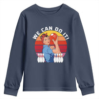 Feminist Bowling Youth Sweatshirt We Can Do It - Wonder Print Shop