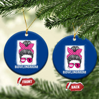 Bowling Mom Life Ceramic Ornament Funny Bowler Gift - Wonder Print Shop