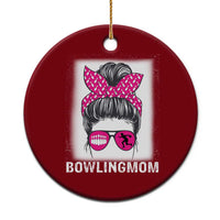 Bowling Mom Life Ceramic Ornament Funny Bowler Gift - Wonder Print Shop