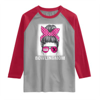 Bowling Mom Life Raglan Shirt Funny Bowler Gift - Wonder Print Shop
