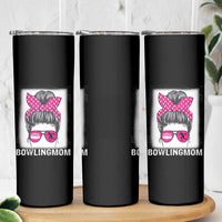 Bowling Mom Life Skinny Tumbler Funny Bowler Gift - Wonder Print Shop