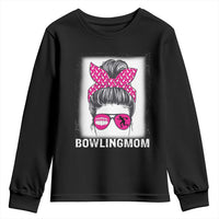Bowling Mom Life Youth Sweatshirt Funny Bowler Gift - Wonder Print Shop