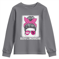Bowling Mom Life Youth Sweatshirt Funny Bowler Gift - Wonder Print Shop