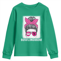 Bowling Mom Life Youth Sweatshirt Funny Bowler Gift - Wonder Print Shop