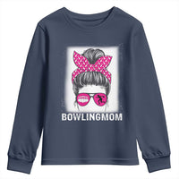 Bowling Mom Life Youth Sweatshirt Funny Bowler Gift - Wonder Print Shop