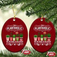 Funny Plantaholic Ceramic Ornament Im On My Way To Get More Plants - Wonder Print Shop