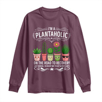 Funny Plantaholic Long Sleeve Shirt Im On My Way To Get More Plants - Wonder Print Shop