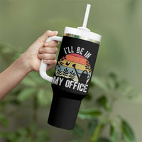 I Will Be In My Office Tumbler With Handle Funny Gardening Lover Gift - Wonder Print Shop