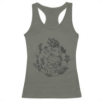 Gardening Lover Humor Racerback Tank Top I Will Be In My Office - Wonder Print Shop
