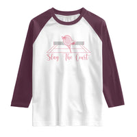 Slay The Court Tennis Girl Raglan Shirt Gift For Sport Lover - Wonder Print Shop