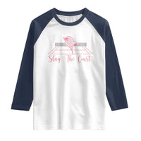 Slay The Court Tennis Girl Raglan Shirt Gift For Sport Lover - Wonder Print Shop