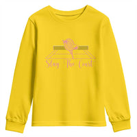 Slay The Court Tennis Girl Youth Sweatshirt Gift For Sport Lover - Wonder Print Shop