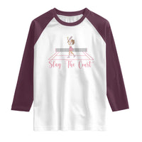 Slay The Court Queen Raglan Shirt Funny Tennis Player Gift For Women - Wonder Print Shop