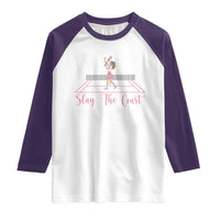 Slay The Court Queen Raglan Shirt Funny Tennis Player Gift For Women - Wonder Print Shop