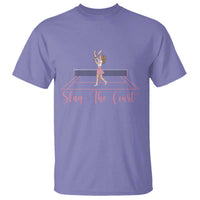 Slay The Court Queen T Shirt Funny Tennis Player Gift For Women - Wonder Print Shop