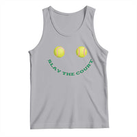 Slay The Court Tennis Girl Tank Top Funny Tennis Player Gift - Wonder Print Shop