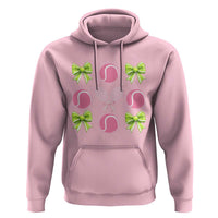 Pink Bow Coquette Tennis Lover Hoodie Funny Tennis Girl Gift - Wonder Print Shop