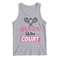 Queen Of The Court Tank Top Funny Tennis Girl Gift - Wonder Print Shop