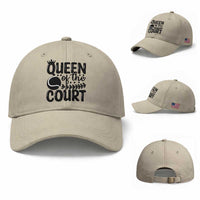Funny Tennis Lover Gift Baseball Cap Queen Of The Court