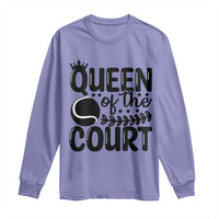 Funny Tennis Lover Gift Long Sleeve Shirt Queen Of The Court - Wonder Print Shop