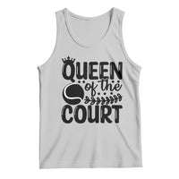 Funny Tennis Lover Gift Tank Top Queen Of The Court - Wonder Print Shop