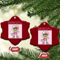 Queen Of The Court Ceramic Ornament Funny Tennis Player Gift For Women - Wonder Print Shop