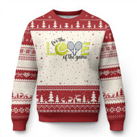 For The Love Of The Game Ugly Christmas Sweater Inspirational Tennis Gift - Wonder Print Shop