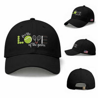 For The Love Of The Game Baseball Cap Funny Tennis Fan Gift