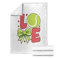 Love With A Tennis Ball Throw Blanket Valentines Day Gift - Wonder Print Shop