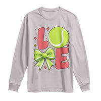 Love With A Tennis Ball Long Sleeve Shirt Valentines Day Gift - Wonder Print Shop