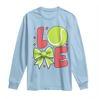 Love With A Tennis Ball Long Sleeve Shirt Valentines Day Gift - Wonder Print Shop