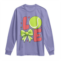 Love With A Tennis Ball Long Sleeve Shirt Valentines Day Gift - Wonder Print Shop