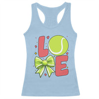 Love With A Tennis Ball Racerback Tank Top Valentines Day Gift - Wonder Print Shop