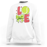 Love With A Tennis Ball Sweatshirt Valentines Day Gift - Wonder Print Shop