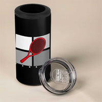 Tennis Obsession 4 in 1 Can Cooler Tumbler Vintage Sports Lover Gift - Wonder Print Shop
