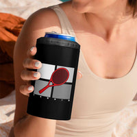 Tennis Obsession 4 in 1 Can Cooler Tumbler Vintage Sports Lover Gift - Wonder Print Shop