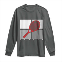 Tennis Obsession Long Sleeve Shirt Vintage Sports Lover Gift - Wonder Print Shop