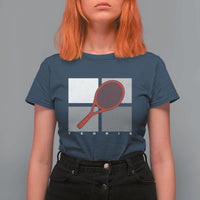 Tennis Obsession T Shirt For Women Vintage Sports Lover Gift - Wonder Print Shop