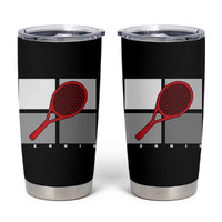 Tennis Obsession Tumbler Cup Vintage Sports Lover Gift - Wonder Print Shop
