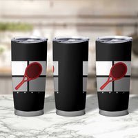 Tennis Obsession Tumbler Cup Vintage Sports Lover Gift - Wonder Print Shop
