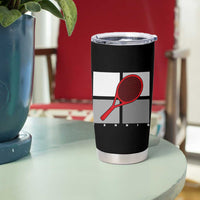 Tennis Obsession Tumbler Cup Vintage Sports Lover Gift - Wonder Print Shop