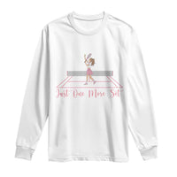 Just One More Set Long Sleeve Shirt Funny Tennis Player Gift For Women - Wonder Print Shop