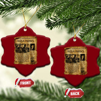 Rosa Parks Ceramic Ornament Female Empowerment History Gift
