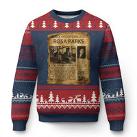 Rosa Parks Ugly Christmas Sweater Female Empowerment History Gift