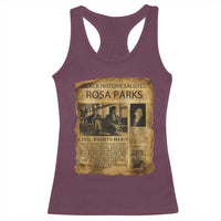 Rosa Parks Racerback Tank Top Female Empowerment History Gift