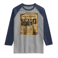 Rosa Parks Raglan Shirt Female Empowerment History Gift